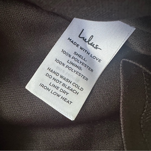 Lulu's Black Ruched Mesh Bodycon Mini Dress size Small - Picture 10 of 10